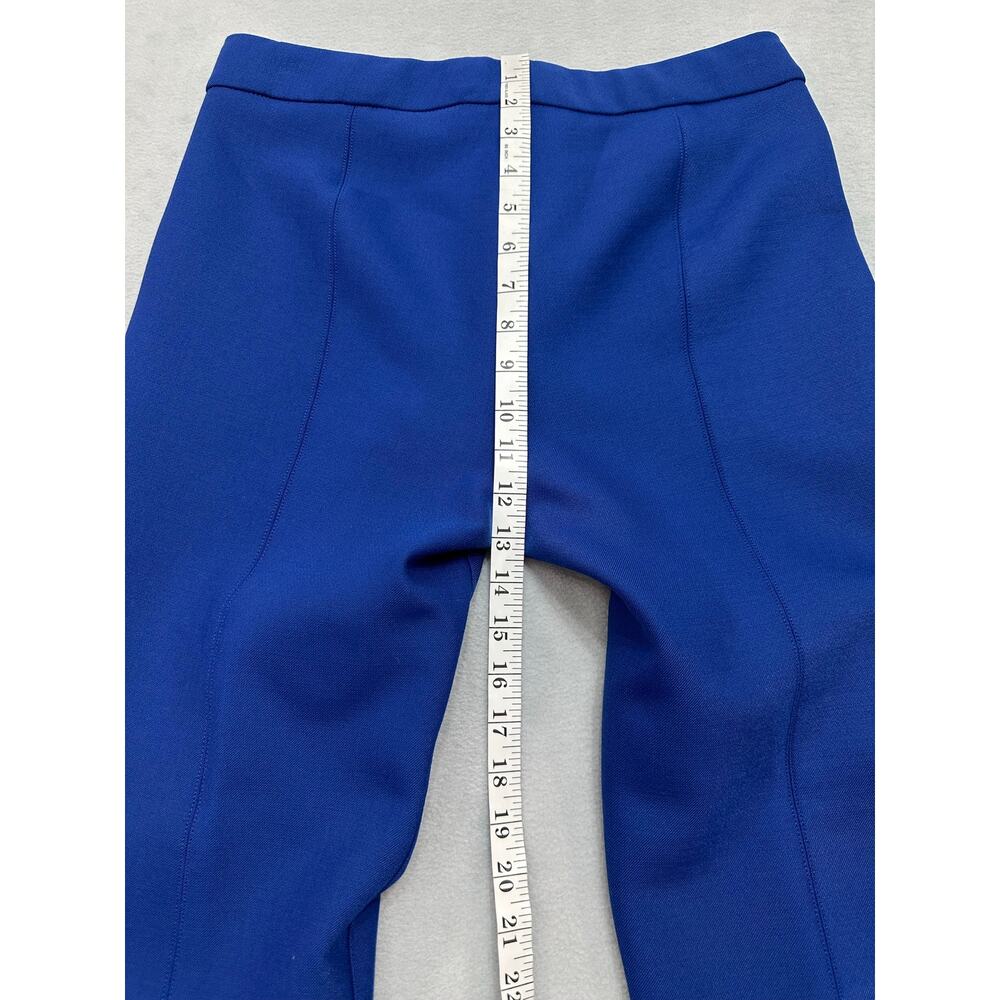 Theory Cardinal Trouser Canton Bistretch Royal Blue Pants Size 8 - Picture 10 of 11